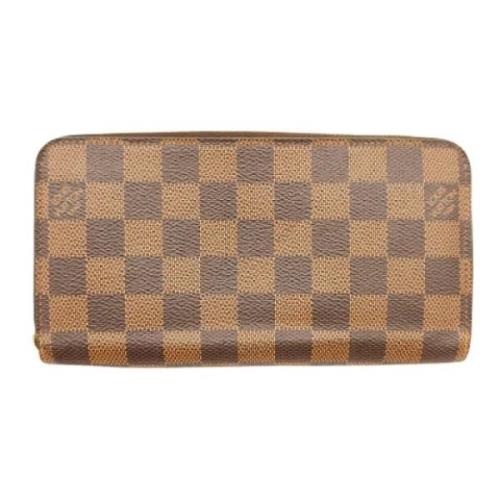 Pre-owned Canvas wallets Louis Vuitton Vintage , Brown , Unisex