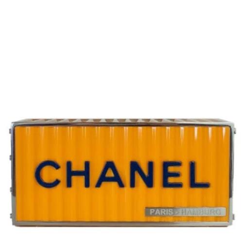 Pre-owned Stainless Steel chanel-bags Chanel Vintage , Yellow , Dames