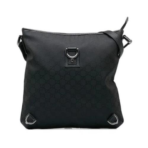 Pre-owned Canvas gucci-bags Gucci Vintage , Black , Dames