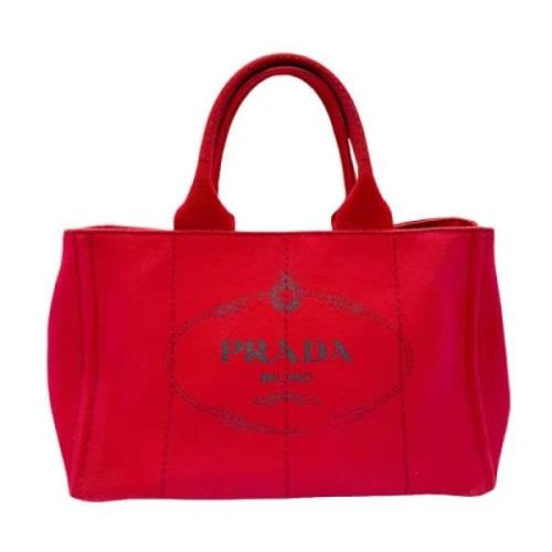 Pre-owned Canvas prada-bags Prada Vintage , Red , Dames