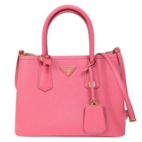 Pre-owned Leather prada-bags Prada Vintage , Pink , Dames