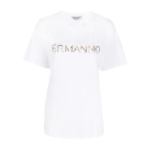 T-Shirts Ermanno Scervino , White , Dames