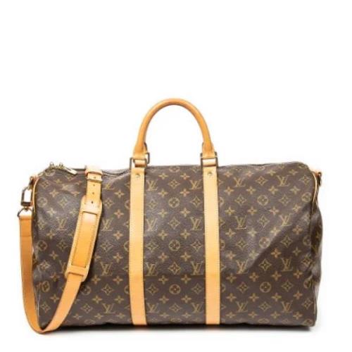 Pre-owned Canvas louis-vuitton-bags Louis Vuitton Vintage , Brown , Da...