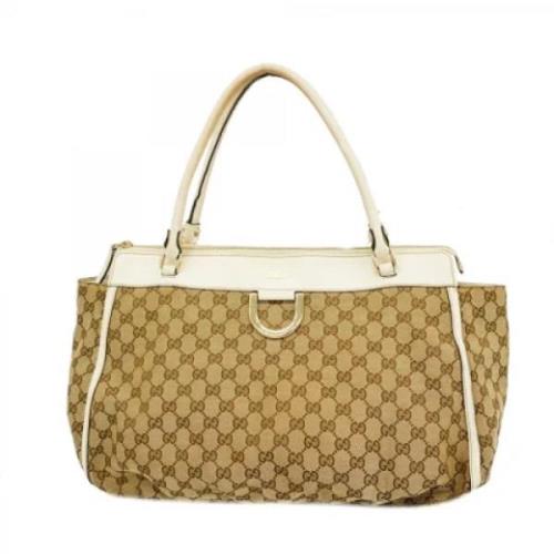 Pre-owned Canvas gucci-bags Gucci Vintage , Brown , Dames