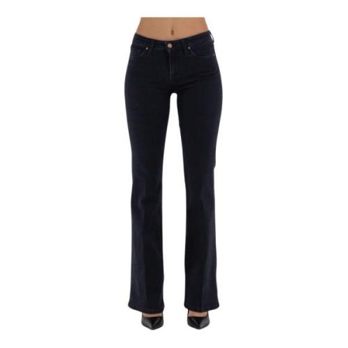 Flared Jeans Don The Fuller , Black , Dames