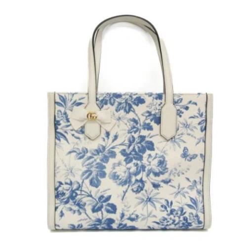 Pre-owned Canvas gucci-bags Gucci Vintage , Blue , Dames