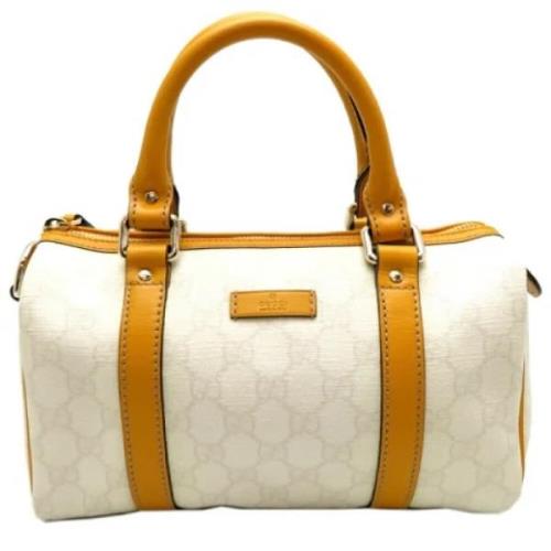 Pre-owned Leather gucci-bags Gucci Vintage , White , Dames