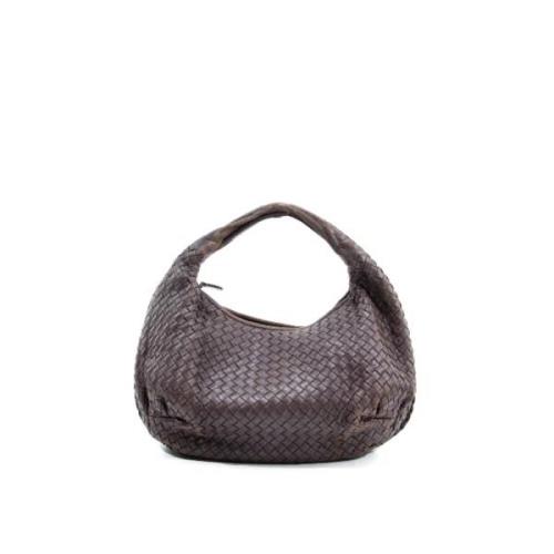 Pre-owned Leather handbags Bottega Veneta Vintage , Brown , Dames