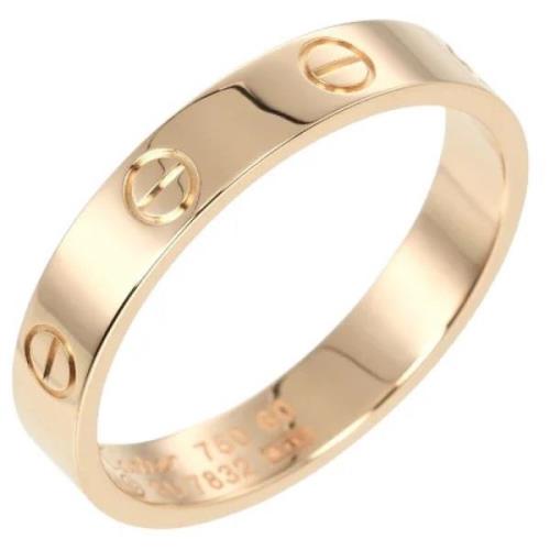 Pre-owned Metal rings Cartier Vintage , Yellow , Heren