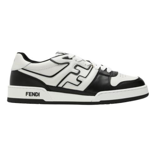 Lage Sneaker in Trendy Stijl Fendi , Black , Heren