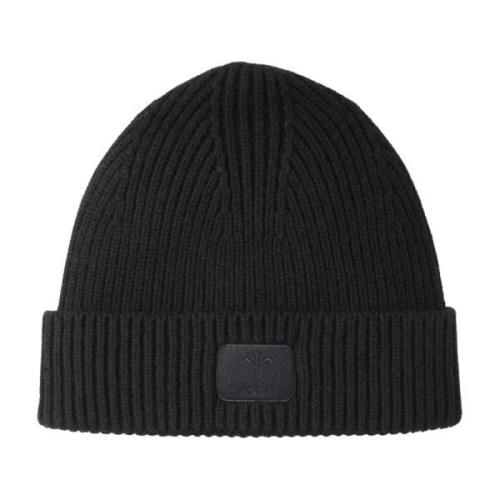 Zwarte Gebreide Beanie met Logo Joop! , Black , Dames