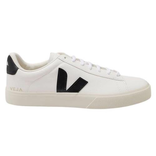 Zwart en Wit Campo Sneakers Veja , White , Heren