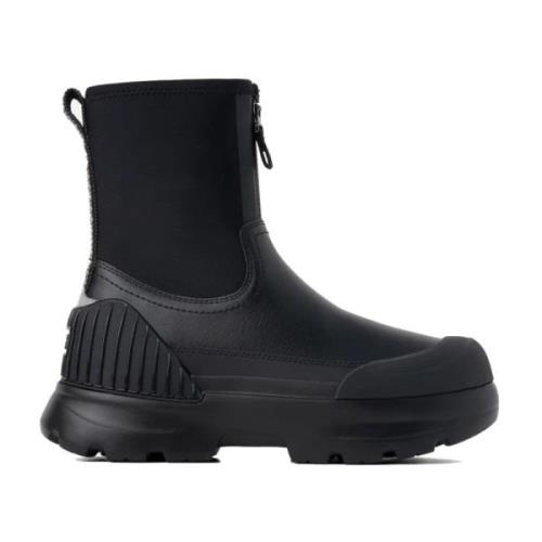 Zwarte Neumel Waterdichte Leren Laarzen UGG , Black , Dames