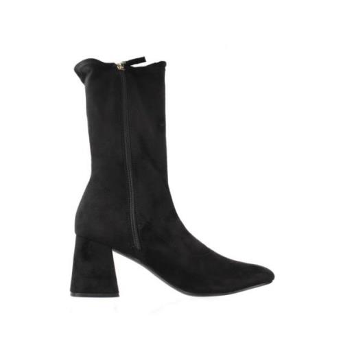 Stijlvolle enkellaarzen La Strada , Black , Dames