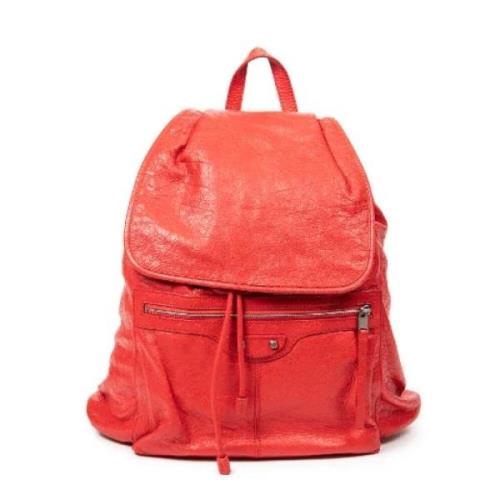 Pre-owned Leather balenciaga-bags Balenciaga Vintage , Red , Dames