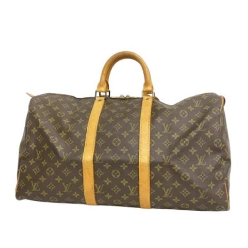 Pre-owned Fabric louis-vuitton-bags Louis Vuitton Vintage , Brown , Da...