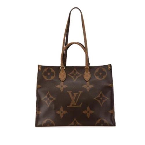 Pre-owned Canvas louis-vuitton-bags Louis Vuitton Vintage , Brown , Da...