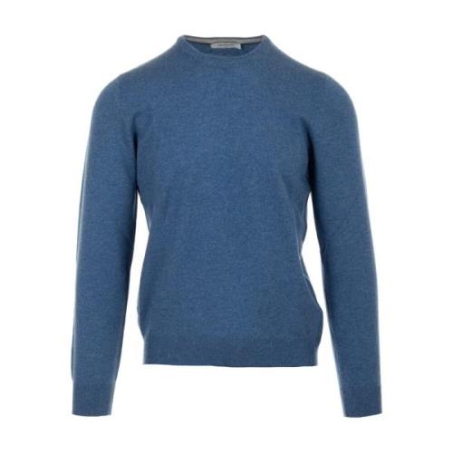 Lichtblauwe Sweater Paricollo Gran Sasso , Blue , Heren