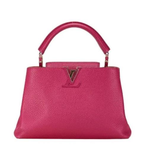 Pre-owned Leather handbags Louis Vuitton Vintage , Pink , Dames