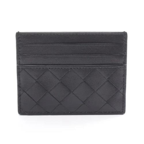 Pre-owned Leather wallets Bottega Veneta Vintage , Black , Dames