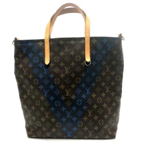 Pre-owned Fabric handbags Louis Vuitton Vintage , Brown , Dames