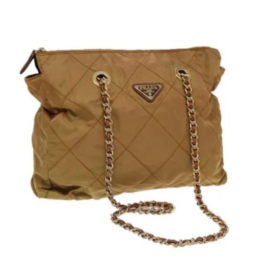 Pre-owned Nylon prada-bags Prada Vintage , Brown , Dames