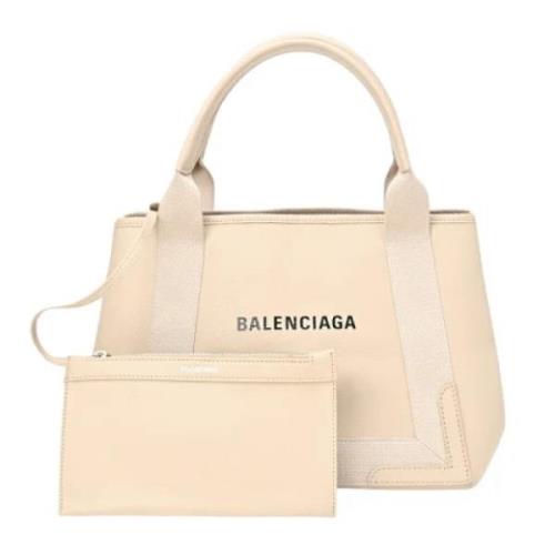 Pre-owned Leather balenciaga-bags Balenciaga Vintage , Beige , Dames