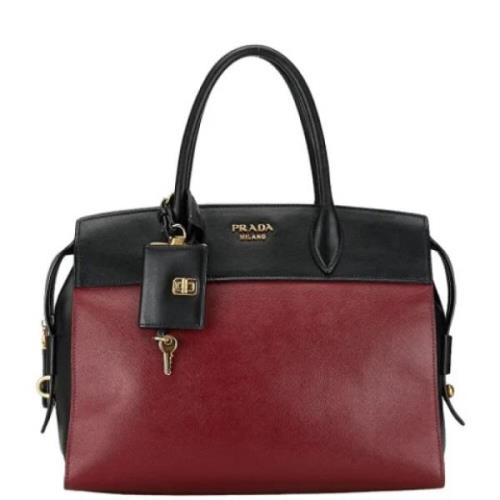 Pre-owned Leather prada-bags Prada Vintage , Red , Dames