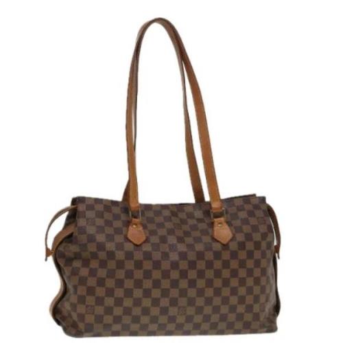 Pre-owned Canvas totes Louis Vuitton Vintage , Brown , Dames