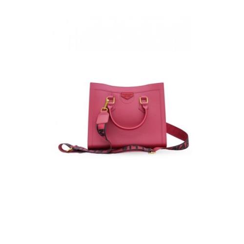 Roze en gouden PVC handtas Flat Wood M_24 Marc Ellis , Pink , Dames