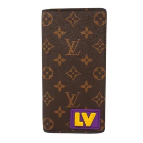 Pre-owned Canvas wallets Louis Vuitton Vintage , Brown , Unisex