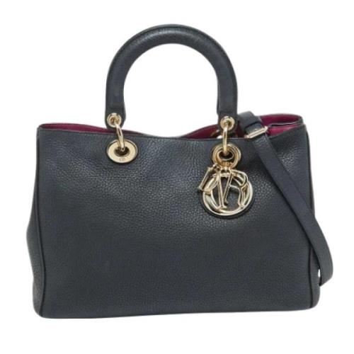 Pre-owned Leather dior-bags Dior Vintage , Black , Dames