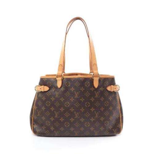 Pre-owned Canvas shoulder-bags Louis Vuitton Vintage , Brown , Dames