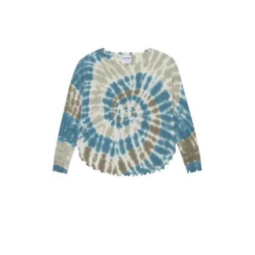 Kasjmier Tie & Dye Trui Kujten , Multicolor , Dames