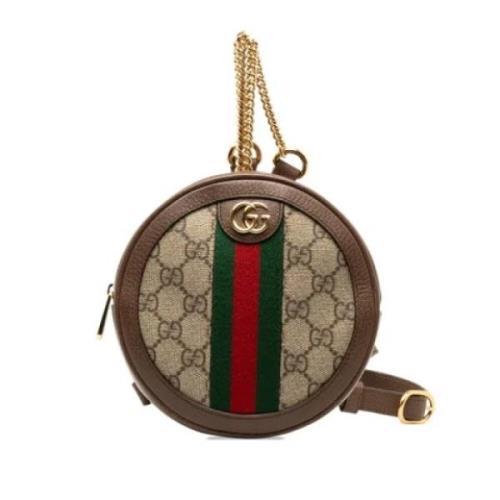 Pre-owned Canvas gucci-bags Gucci Vintage , Brown , Dames