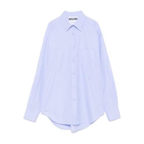 Lichtblauw Shirt voor Mannen Moschino , Blue , Dames