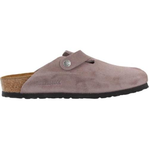 Stijlvolle Mules Boston Model Birkenstock , Purple , Dames