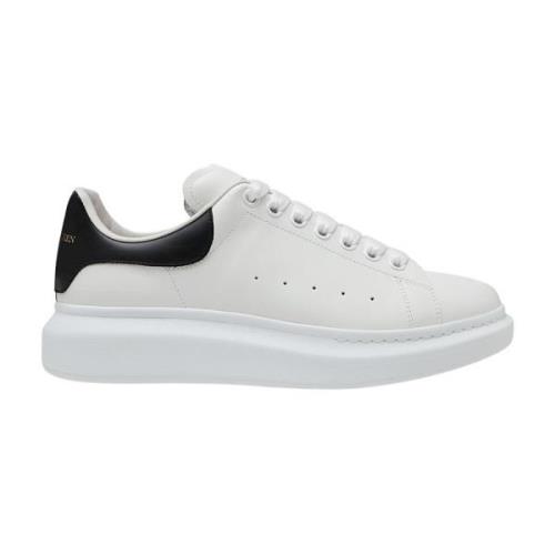 Witte Leren Oversized Sneakers Alexander McQueen , White , Heren