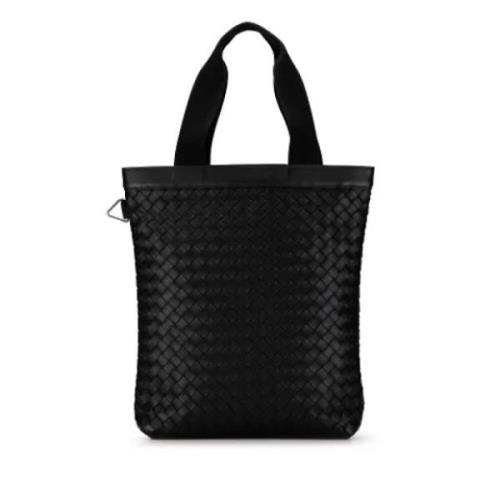 Pre-owned Leather totes Bottega Veneta Vintage , Black , Dames