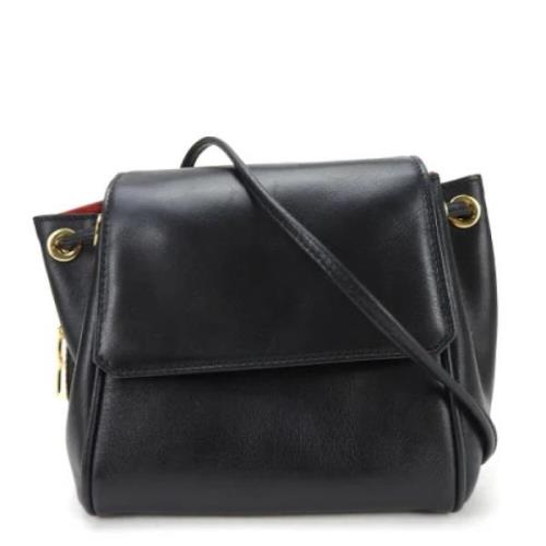 Pre-owned Leather dior-bags Dior Vintage , Black , Dames