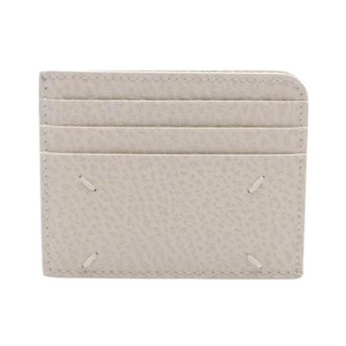 Pre-owned Leather wallets Maison Margiela Pre-owned , White , Dames