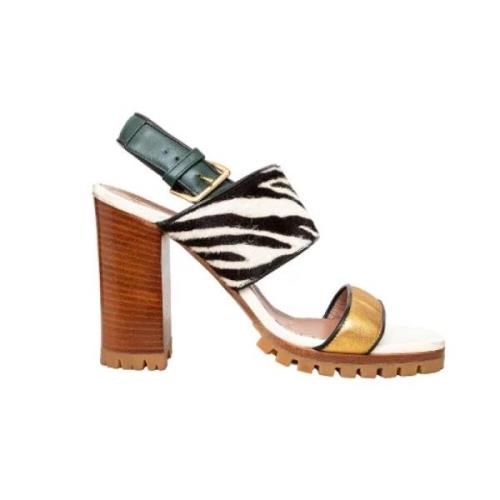 Pre-owned Leather sandals Marni Pre-owned , Multicolor , Dames