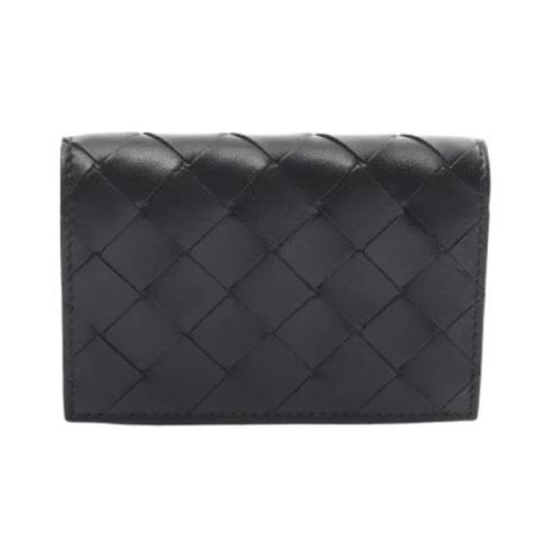 Pre-owned Leather wallets Bottega Veneta Vintage , Black , Dames