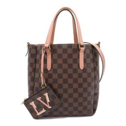 Pre-owned Canvas louis-vuitton-bags Louis Vuitton Vintage , Brown , Da...