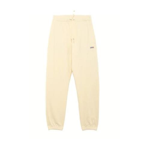 Witte casual broek met elastische taille Autry , Beige , Heren