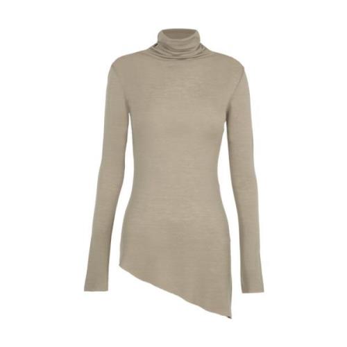 Genie, top met coltrui van zuivere wol Cortana , Beige , Dames