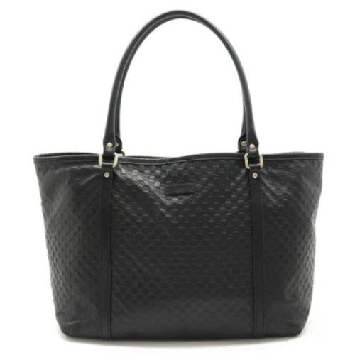 Pre-owned Leather gucci-bags Gucci Vintage , Black , Dames