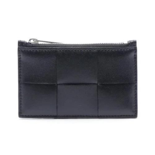 Pre-owned Leather wallets Bottega Veneta Vintage , Black , Dames