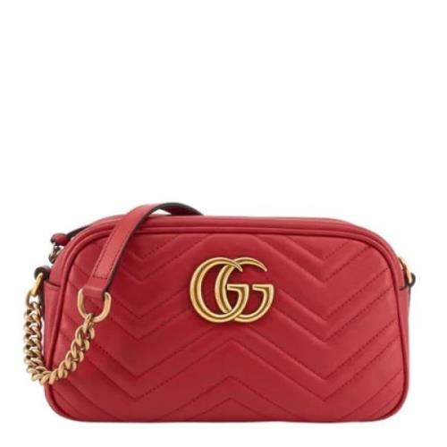 Pre-owned Leather gucci-bags Gucci Vintage , Red , Dames