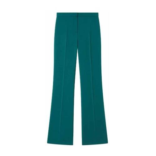 Flare-fit Groene Broek Pinko , Green , Dames